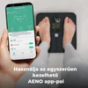 Kép 3/8 - AENO ABS0002S BS2S testmérleg,  180 kg-ig terhelhető, SMART funkciók, profilok, BMI index elemzés, színes kijelző