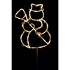 Kép 4/4 - HOME KID507WW LED-es hóember ablakdísz, 35db melegfehér LED, időzítő, adapteres tápellátás, kül- és beléri kivitel