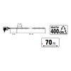 Kép 5/5 - Home KKL1012DWW DOT LED-es fényfüzér, 1000db melegfehér LED, 70m hosszú, 8+4 funkció, átlátszó vezeték, adapteres tápellátás, beltéri kivitel