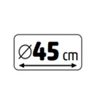 Kép 5/6 - HOME KMK45LED LED-es műkoszorú, 45 cm, 35 db melegfehér LED, 8 programos, időzítés, 2D tűlevél, elemes tápellátás, beltéri kivitel