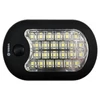 Kép 1/3 - VOREL 24+3 LED elemes lámpa, mágneses, akasztós, 3×AAA, IP20, sárga-fekete