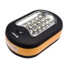 Kép 2/3 - VOREL 24+3 LED elemes lámpa, mágneses, akasztós, 3×AAA, IP20, sárga-fekete