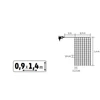 Kép 3/3 - HOME KIN126DWH DOT LED-es fényfüggöny, 0,9 m, 126 db hidegfehér DOT LED, állófényű, hálózati tápellátás, beltéri kivitel