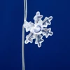 Kép 4/4 - HOME KAF50WH LED-es hópehely fényfüggöny, 1,35 m, 50 db hidegfehér LED, hálózati tápellátás, beltéri kivitel