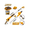 Kép 2/3 - INGCO Akkus magassági sövény 460 mm és ágvágó 200 mm 0-400 mm 20 V (1 x 2,0 Ah akku + töltő)
