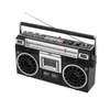 Kép 1/4 - SAL RRT BROOKLYN sztereó kazettás rádiós magnó, Bluetooth, USB, microSD, MP3, felvétel, 4-sávos rádió, multimédia
