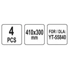 Kép 3/3 - YATO Védőfólia 410 x 300 mm az YT-55840 homokszóró kabinhoz (4 db)