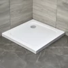 Kép 2/2 - Modena Slim szögletes alacsony akril zuhanytálca 100x100 cm