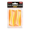 Kép 2/2 - REIVA Flat Minnow shad 7,5cm 4db/cs (Shiny Orange)