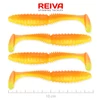 Kép 1/2 - REIVA Zander Power Shad 10cm 4db/cs (Shiny Orange)