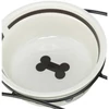 Kép 2/2 - trixie 24413 kerámia tál"FOOD" 0,25l/13cm, fehér-fekete