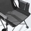 Kép 4/6 - Leziter Comfort karfás horgász szék pohártartóval szürke
