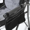 Kép 4/6 - Leziter Comfort Plus karfás horgász szék pohártartóval szürke