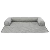 Kép 1/2 - Trixie Nero Bed - peremes fekhely (világos szürke) kutyák részére (70x90cm)
