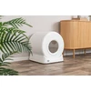 Kép 2/2 - Trixie Smart cat toilet, plastic - okos macska WC, műanyag, 51x56x54cm, fehér