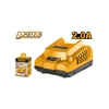 Kép 2/3 - INGCO Akkumulátor töltő 2,0 A 20 V