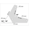 Kép 2/3 - YATO Hegesztési munkadarabtartó mágnes 60-90-120°/10 kg (2 db)