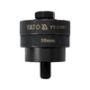 Kép 1/3 - YATO Körkivágó 35 mm csaptelepekhez inox