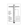 Kép 3/3 - YATO Racsnis menetfúró fordítóvas M3-M10 250 mm