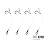 Kép 2/2 - Delphin THE END CHOD Rig kötött horog  4db - 8cm / 0.45mm/#6
