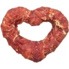 Kép 2/2 - Trixie Denta Fun Heart with duck breast, bulk - jutalomfalat (marhabőr,kacsamellel) kutyák részére (10cm/70g)(KIZÁRÓLAG RENDELÉSRE!) 200 db-os kiszerelés!
