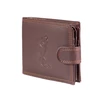 Kép 1/4 - "Elegant Wallet" Horgász Pénztárca Ponty Barna - Gravírozott