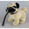 Kép 1/4 - Plüss Mopsz  kutyus porázzal    27cm