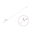 Kép 1/3 - Feeder előkötött horog Delphin fluorocarbon zsinóron hurokkal  8 cm/#8 / 6db
