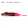 Kép 1/2 - FISHUP Tanta 2" 9db - Earthworm/Hot Pink