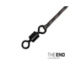 Kép 2/3 - THE END Leadcore + swivel kötött horog / 3db - 1m