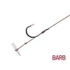 Kép 3/5 - Kötött horog Delphin Proxi Quickstop / 6db - 8cm / 0,10mm / BARB #8