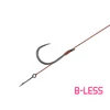 Kép 2/12 - Kötött horog Delphin Proxi Sting / 6db - 8cm / 0,10mm / B-LESS #10 / Sting 5mm