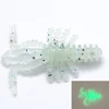 Kép 1/5 - HiKi- Krill apró rák formájú gumicsali 40 mm-WD06 - Foszforeszkáló