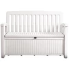 Kép 1/6 - KETER PATIO BENCH MŰANYAG KERTI PAD/TÁROLÓ 227L - Fehér
