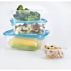 Kép 2/4 - CURVER "FRESH&GO" SZÖGLETES ÉTELTARTÓ 1.2L - Transzparens/kék