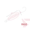Kép 12/12 - Villantó Delphin MAGO - 2g WAMP Hook #8 Snap 00
