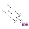 Kép 3/3 - BOMB! Twisto RIGS Fluorocarbon / 3db - #8/6cm