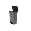 Kép 1/5 - CURVER "COMPATTA" TÉGLALAP ALAKÚ PEDÁLOS SZEMETES 50L