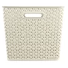 Kép 2/4 - CURVER "MY STYLE" RATTAN SZÖGLETES  PAPÍRKOSÁR - Krém