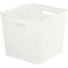 Kép 1/4 - CURVER "MY STYLE" RATTAN SZÖGLETES  PAPÍRKOSÁR - Krém