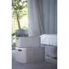 Kép 3/5 - CURVER "STYLE" L MÉRETŰ RATTAN KOSÁR FEDÉLLEL (30L) - Krém