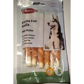 Trixie Denta Fun Chicken Chewing Roll - jutalomfalat (csirke) kutyák részére 1db-(6 Rolls) - ŐSZI ÁRZUHANÁS