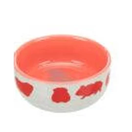Trixie Ceramic Bowl - kerámia tál PIROS rágcsálók részére (250mll /Ø11cm) -ŐSZI ÁRZUHANÁS