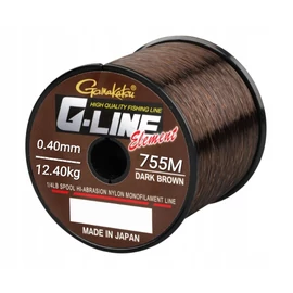 GAMAKATSU-LINE ELEMENT DARK BROWN 0.40MM 755M    