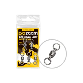 Carp Zoom PZ Catzoom csapágyas harcsázó forgó 250 lbs, 8#, 3,8 cm, 5 db