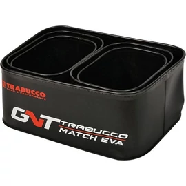 Trabucco Gnt Match Evagoundbait Mini Bowl Set 1+4, etetőanyag tartó szett