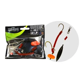 WIZARD MONSTER RIVER UPOSE PRO DOUBLE MONOBRAID RIG 10G 6/0+8/0 SPECIMEN