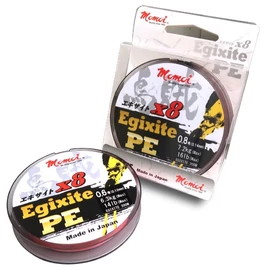 Momoi Egixite X8 Super PE 135 m 0,10 mm lime zöld fonott zsinór