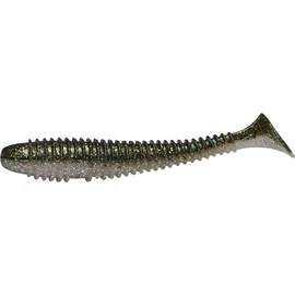 Rapture Ribbed Swing Shad 7cm smoke green 12 db plasztik csali