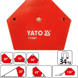 YATO 34kg mágneses szög munkadarab tartó YT-0867